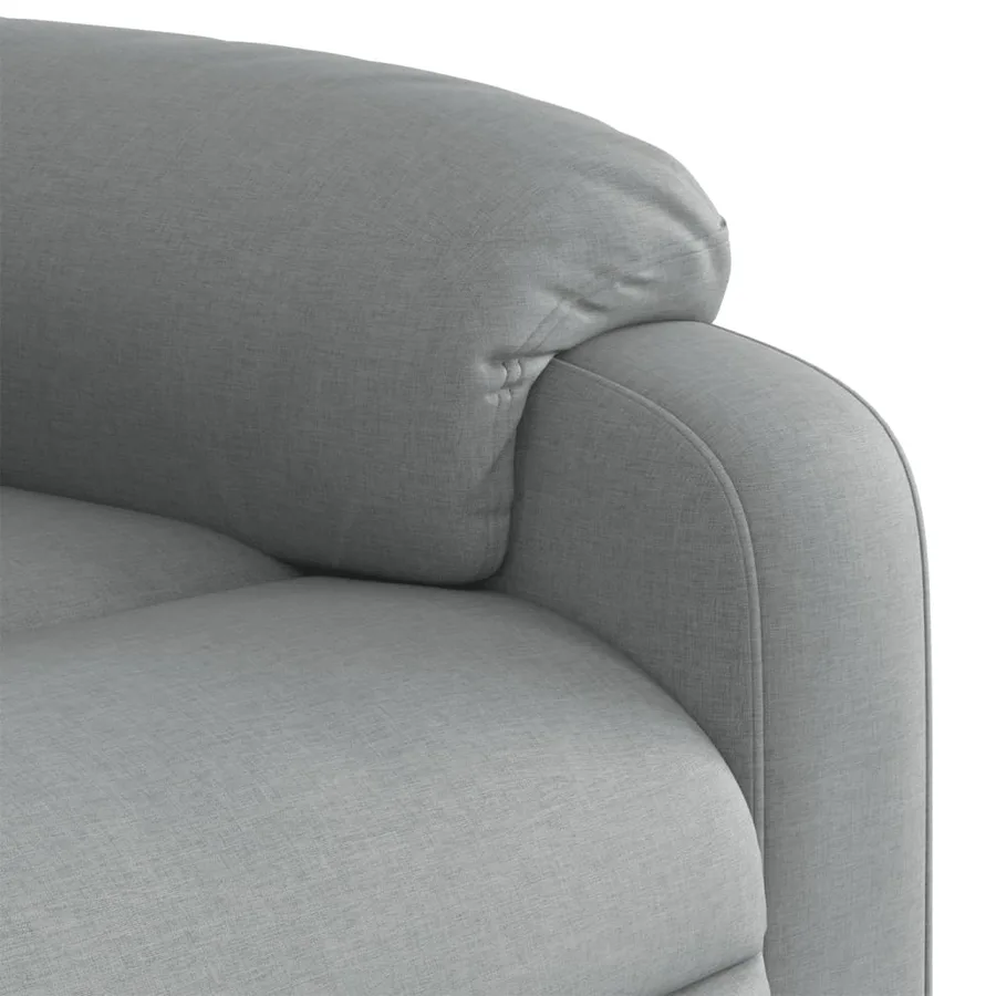 Fauteuil inclinable Gris clair Tissu - 11