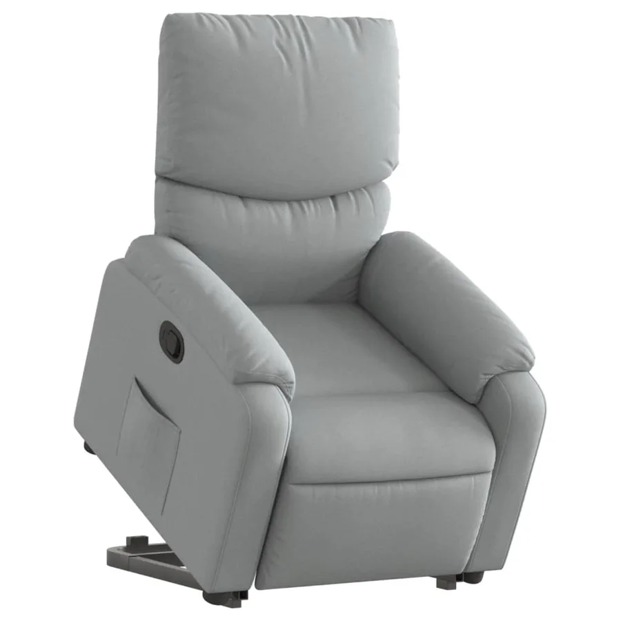 Fauteuil inclinable Gris clair Tissu - 3
