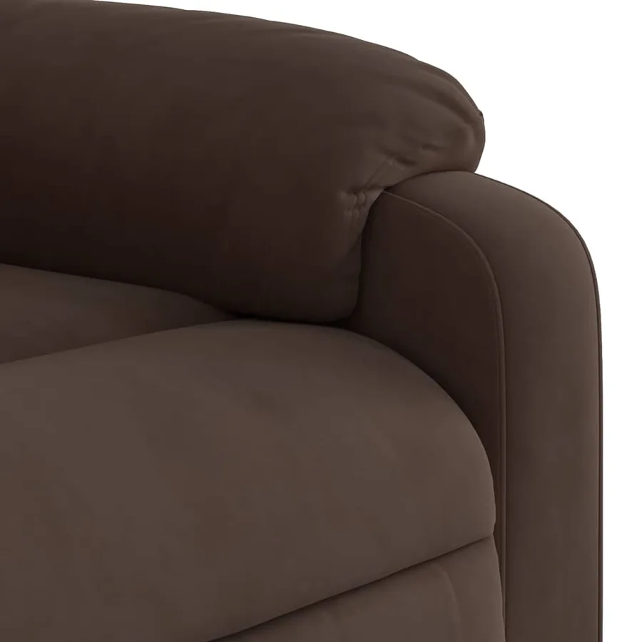 Fauteuil inclinable de massage électrique marron - 12
