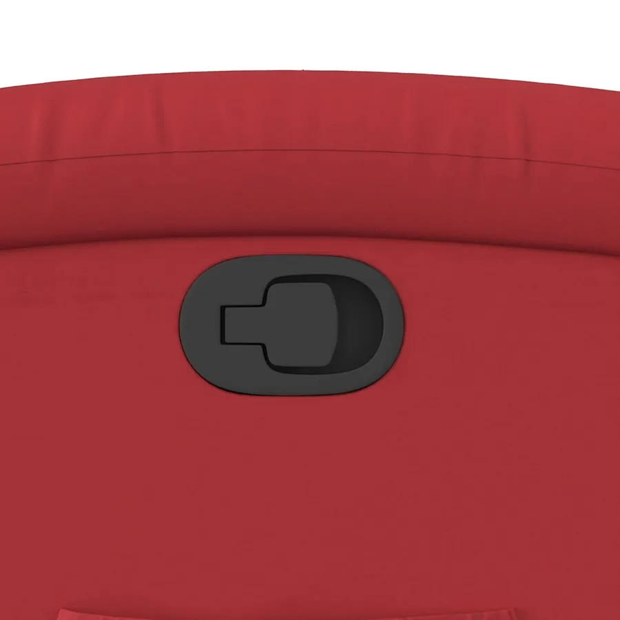 Fauteuil inclinable Rouge Similicuir - 12