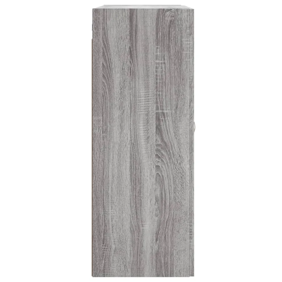 Armoire murale sonoma gris 69,5x34x90 cm bois d'ingénierie - 8