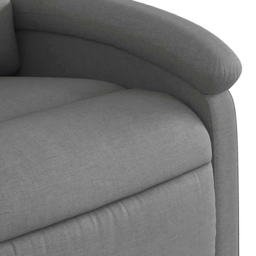 Fauteuil inclinable électrique gris foncé tissu - 12