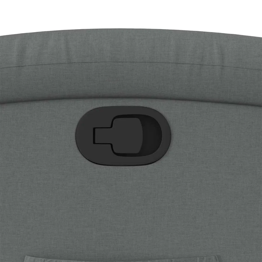 Fauteuil inclinable Gris foncé Tissu - 12