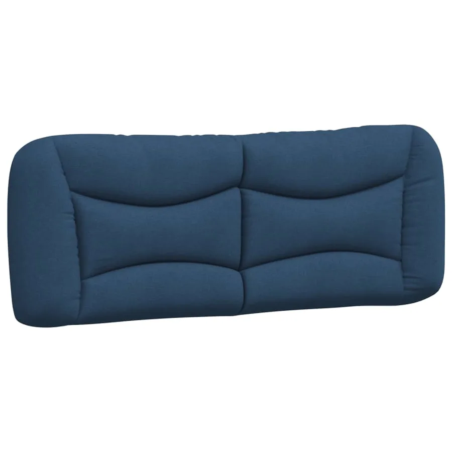 Lit avec matelas Hvar bleu 140x200 cm tissu - 5