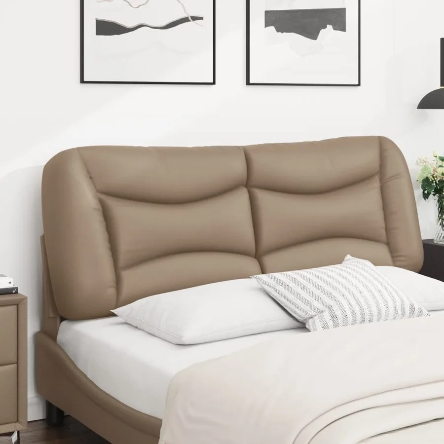 Coussin de tête de lit Hvar cappuccino 140 cm similicuir - 3