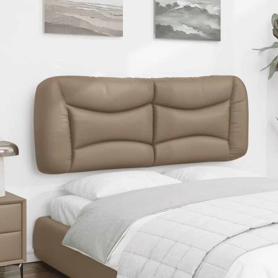 Coussin de tête de lit Hvar cappuccino 140 cm similicuir - 4