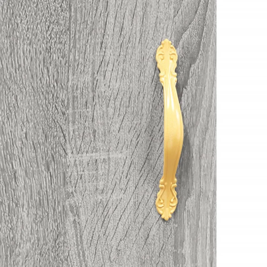 Buffet haut Sonoma gris 69,5x34x180 cm Bois d'ingénierie - 9