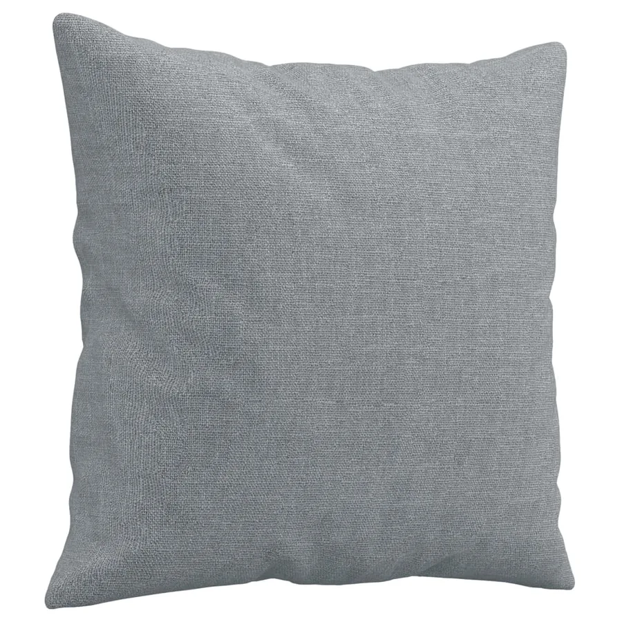 Ensemble de canapés 2 pcs coussins gris clair tissu - 7