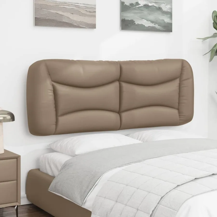 Coussin de tête de lit Hvar cappuccino 120 cm similicuir - 4