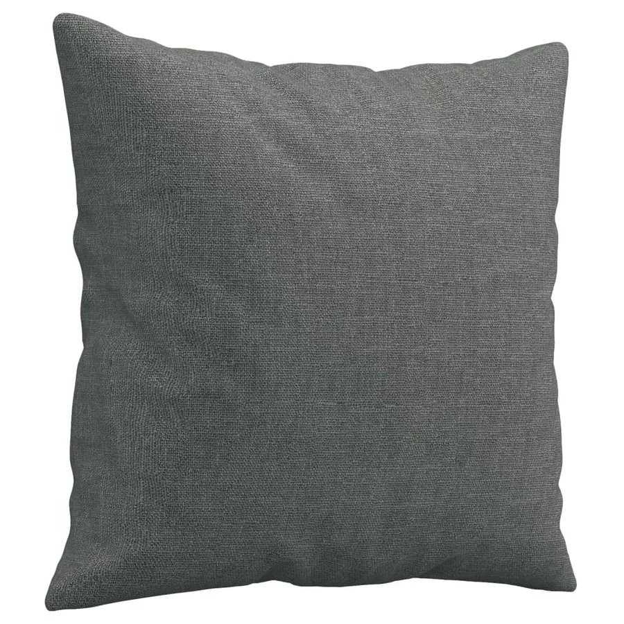 Ensemble de canapés 4 pcs coussins gris foncé tissu - 10