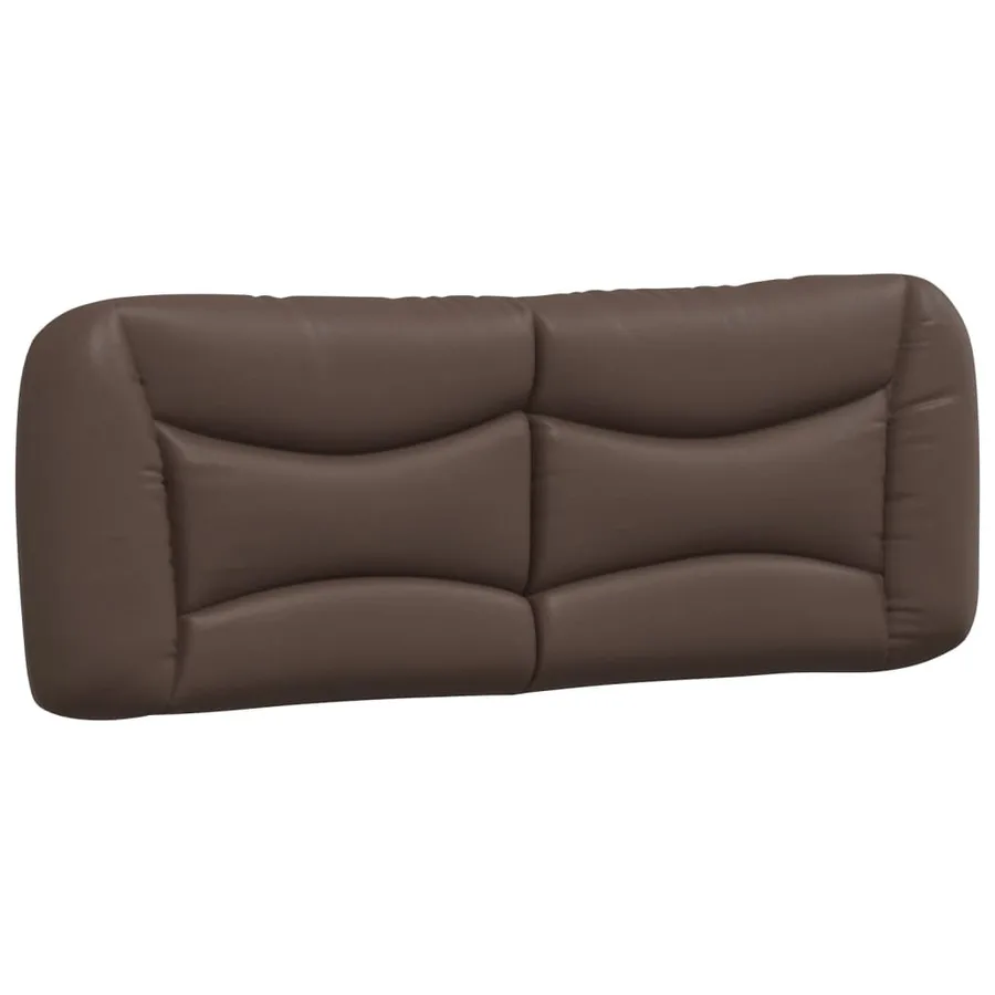 Coussin de tête de lit Hvar marron 140 cm similicuir - 2