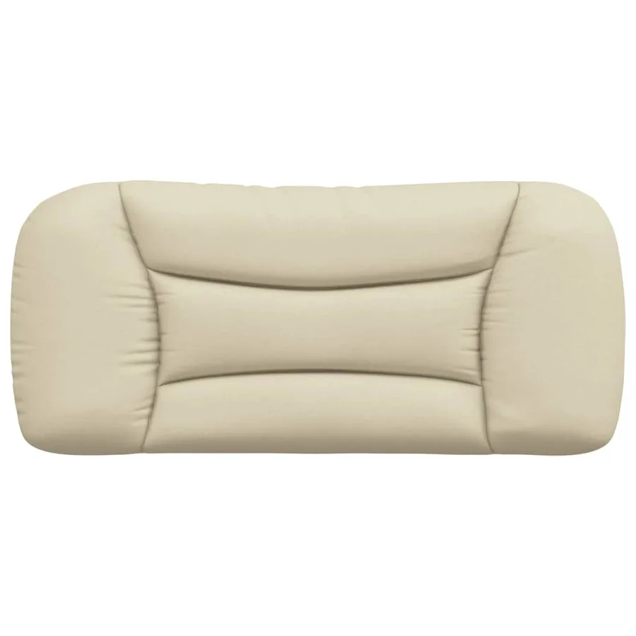Coussin de tête de lit Hvar crème 80 cm tissu - 5