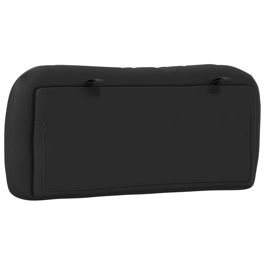 Coussin de tête de lit Hvar noir 80 cm similicuir - 7