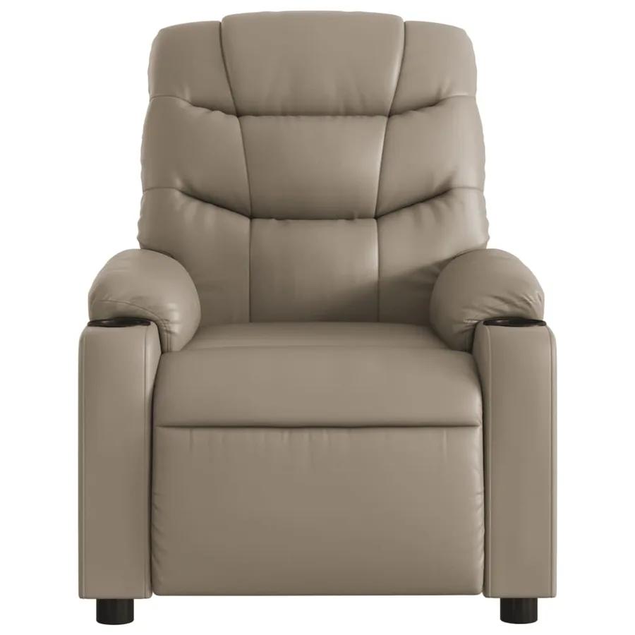 Fauteuil inclinable électrique Cappuccino Similicuir - 9