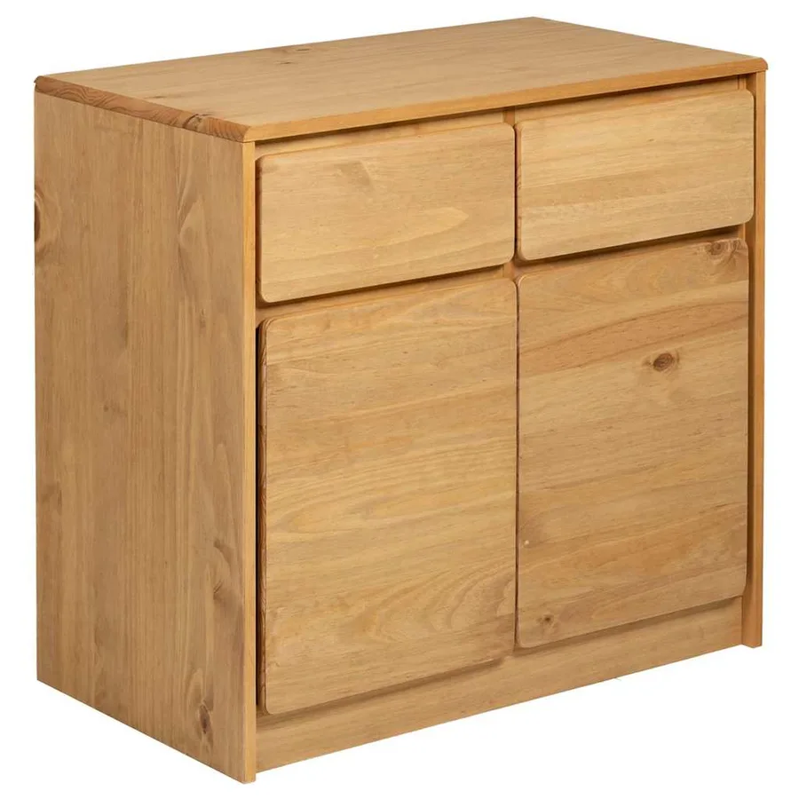 Buffet SAUDA chêne 80x43x75,5 cm bois massif de pin - 2