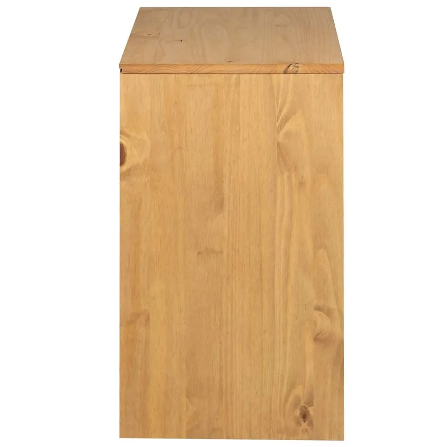 Buffet SAUDA chêne 80x43x75,5 cm bois massif de pin - 5