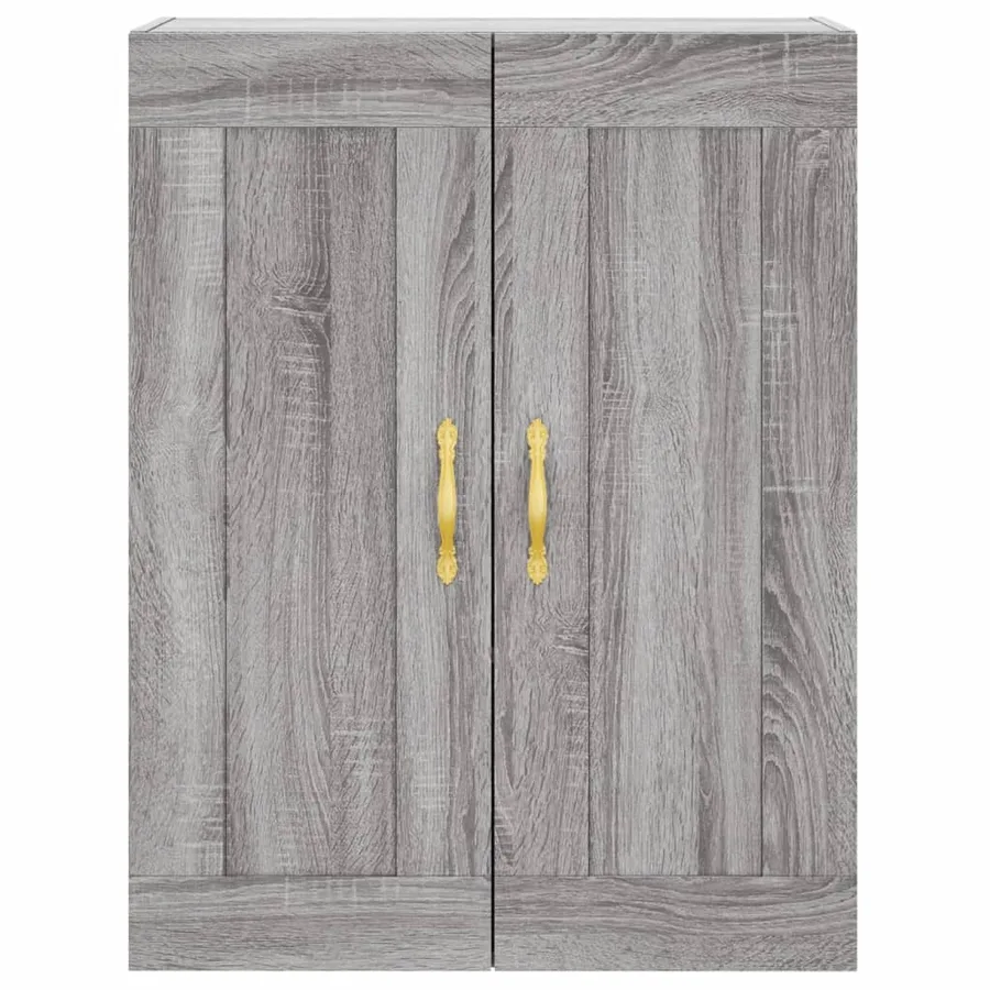 Armoires murales 2 pcs sonoma gris bois d'ingénierie - 6
