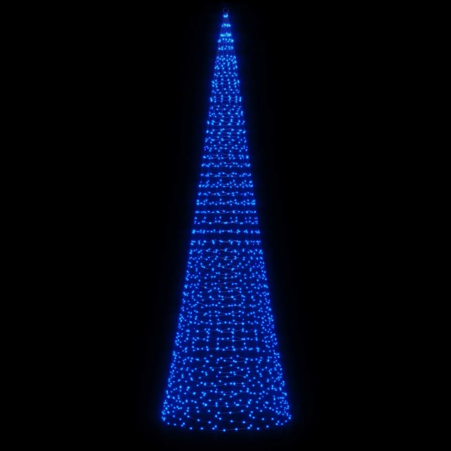 Sapin de Noël à LED 1534 LED bleu 500 cm - 3
