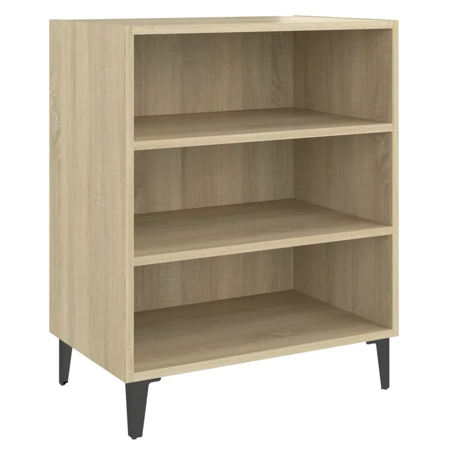 Buffet chêne sonoma 57x35x70 cm bois d'ingénierie - 2
