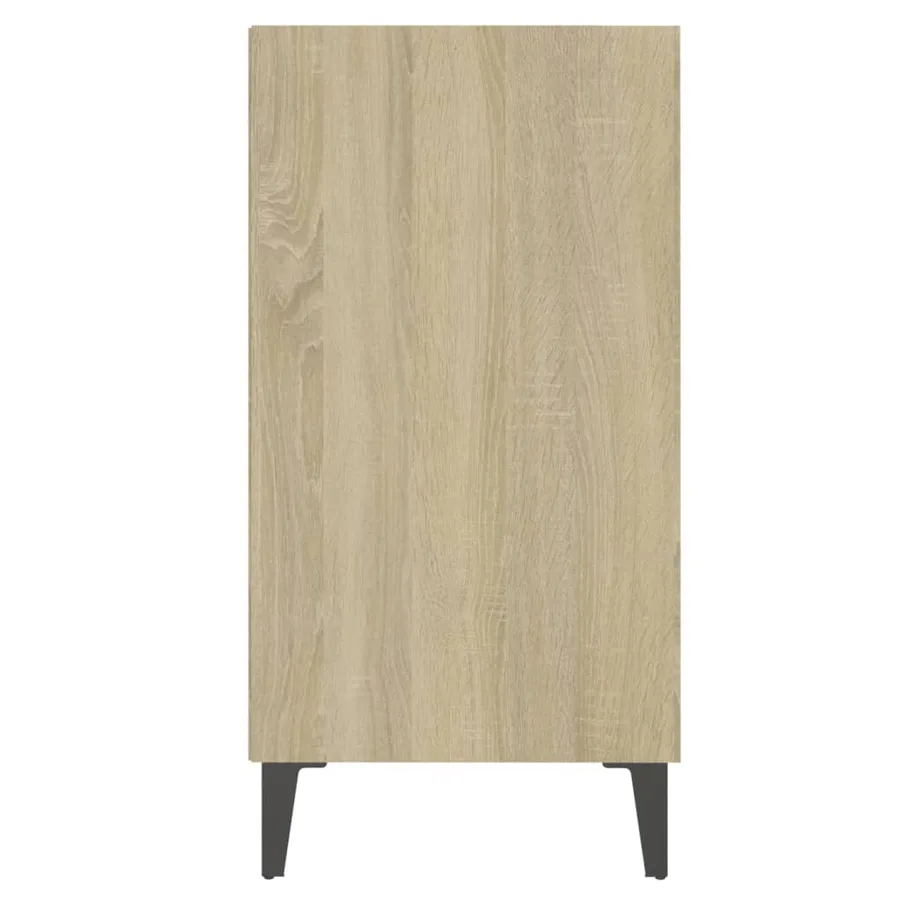 Buffet chêne sonoma 57x35x70 cm bois d'ingénierie - 4