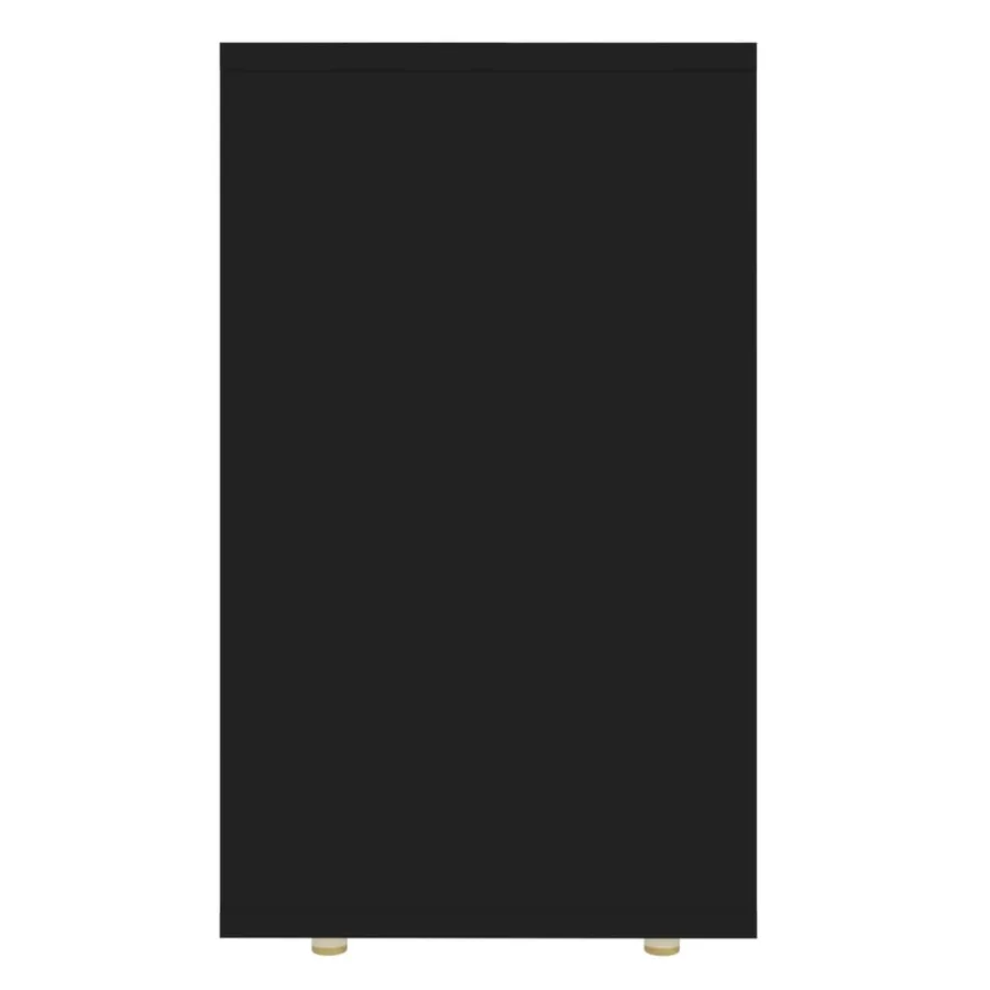Tables gigognes 3 pcs Noir Aggloméré - 9