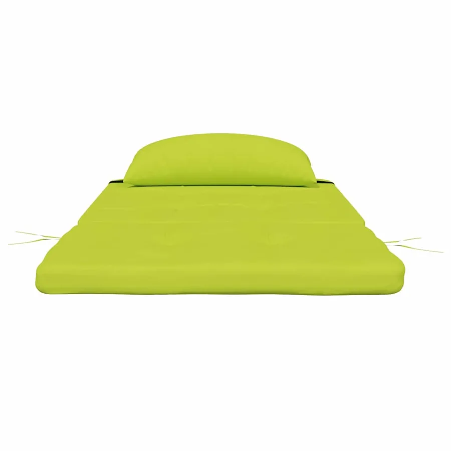 Coussins de chaise Uni 2 pcs Vert vif. 58 x 77 x 4,5 cm - 6