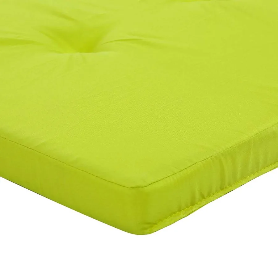 Coussins de chaise Uni 2 pcs Vert vif. 58 x 77 x 4,5 cm - 9