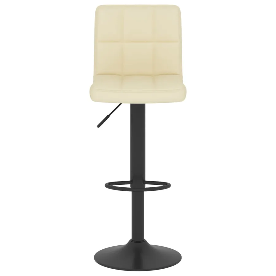 Tabouret de bar Crème Tissu - 3