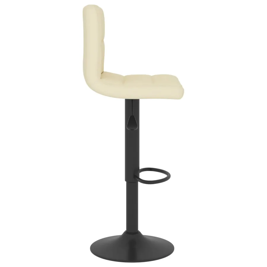 Tabouret de bar Crème Tissu - 4