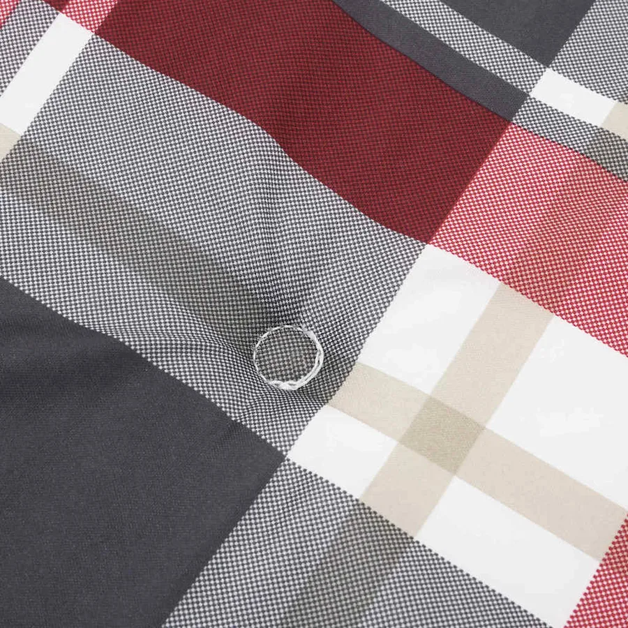 Coussins de chaise 2 pcs Vichy Rouge 58 x 77 x 4,5 cm - 10