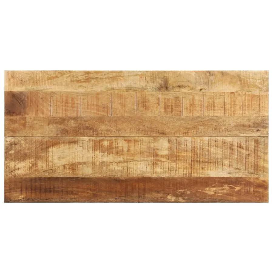 Table de salle à manger 140x70x76 cm Bois de manguier brut - 3