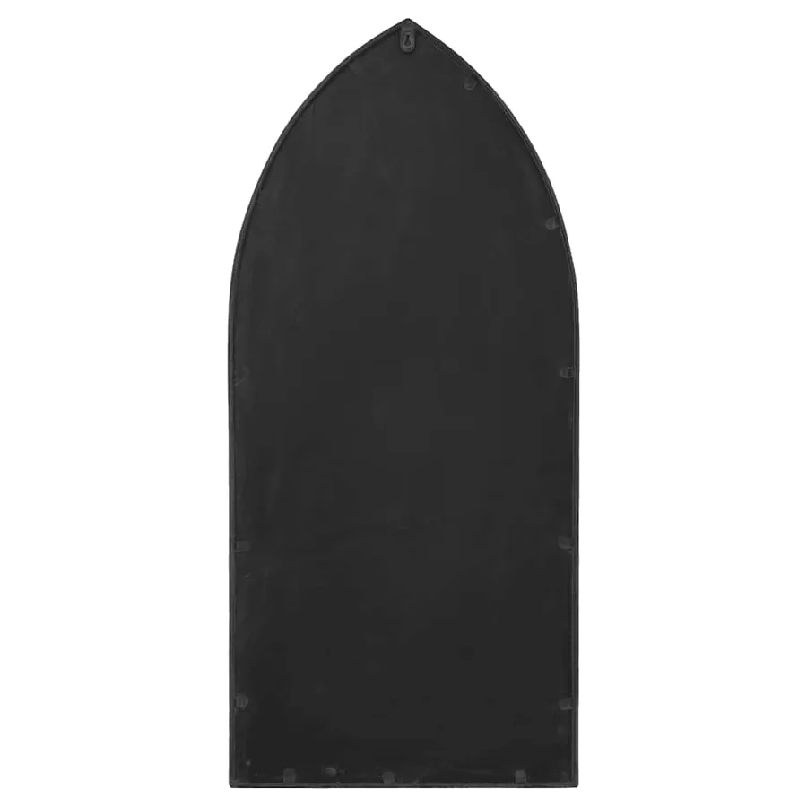 Miroir de jardin Noir 100x45 cm Fer pour utilisation extérieure - 4