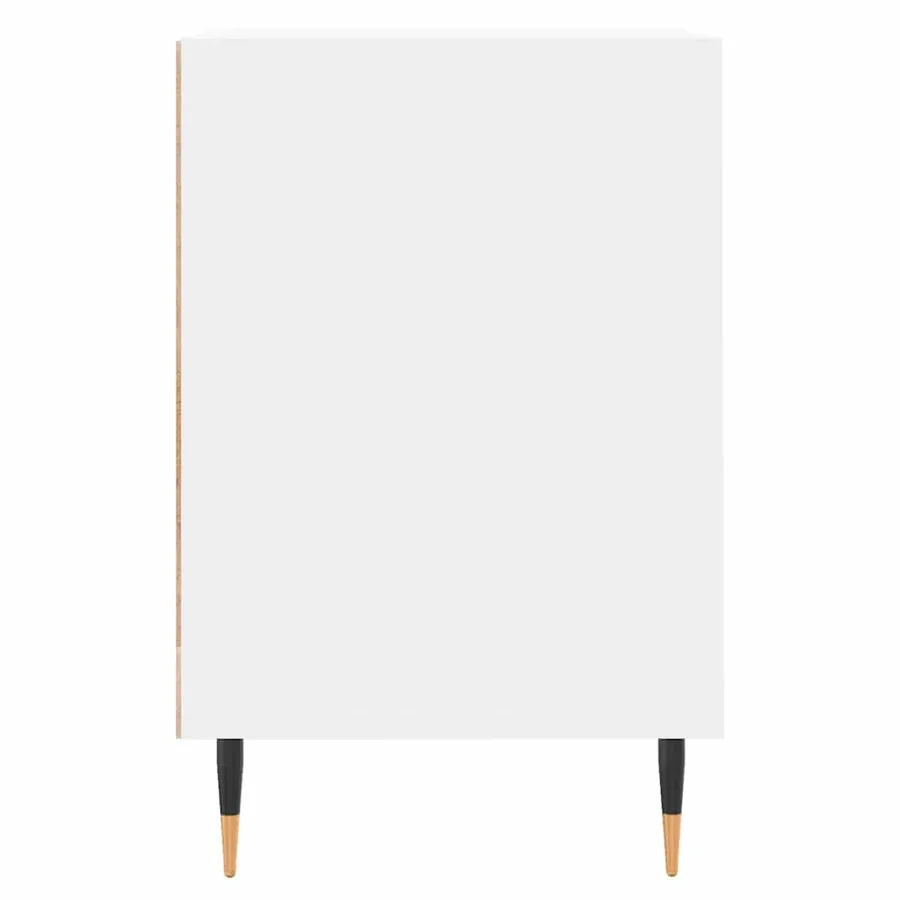 Meuble TV Blanc 100x35x55 cm Bois d'ingénierie - 7