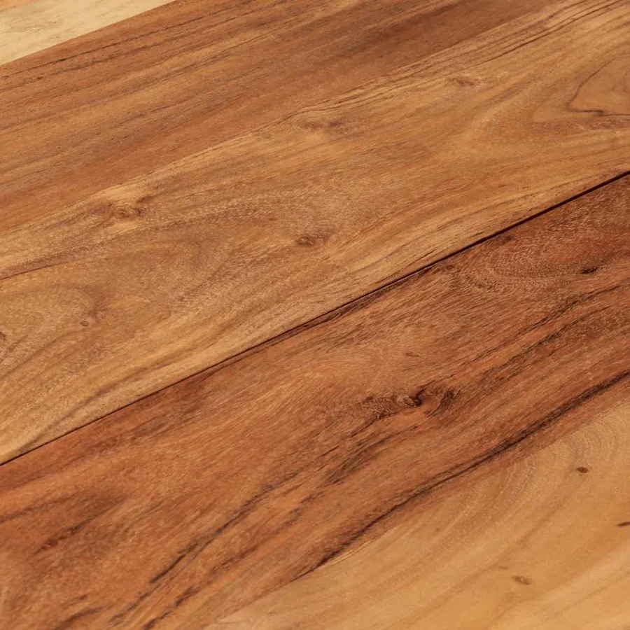 Table de bistro Ø60x76 cm Bois d'acacia massif - 6