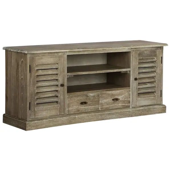 Meuble TV Bois de melia azedarach massif 145 x 35 x 60 cm
