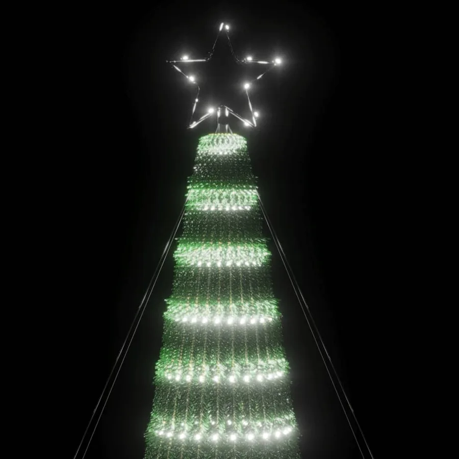 Sapin de Noël à LED 688 LED blanc froid 300 cm - 6