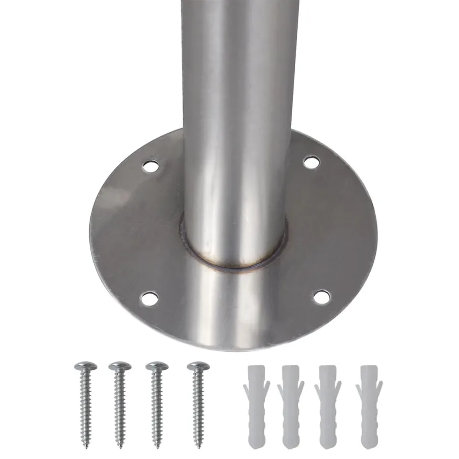 Boîte à lettre sur support en acier inoxydable - 3