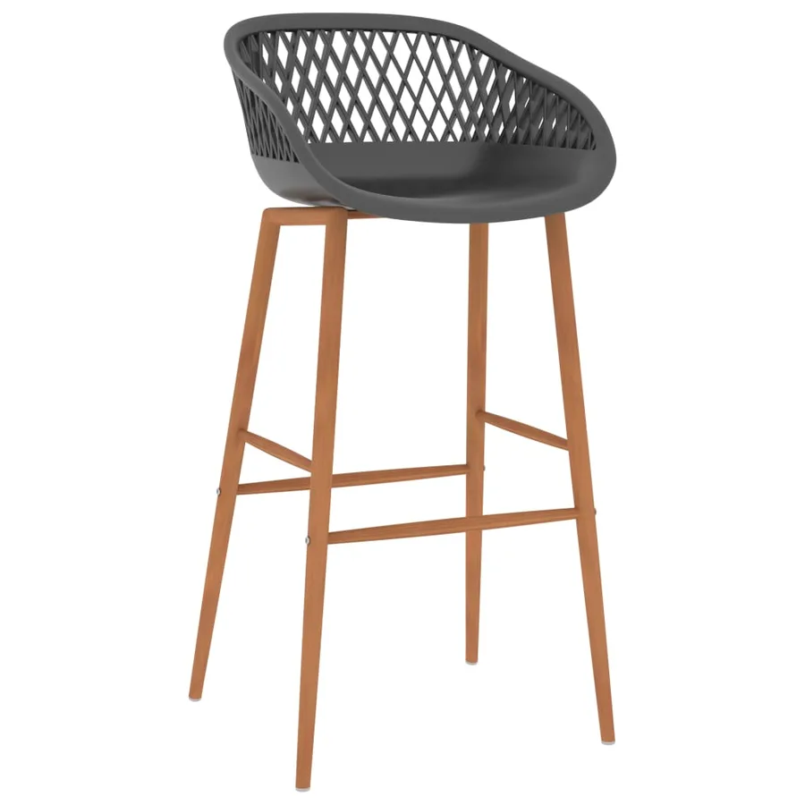 Ensemble de bar 5 pcs Blanc et gris - 7
