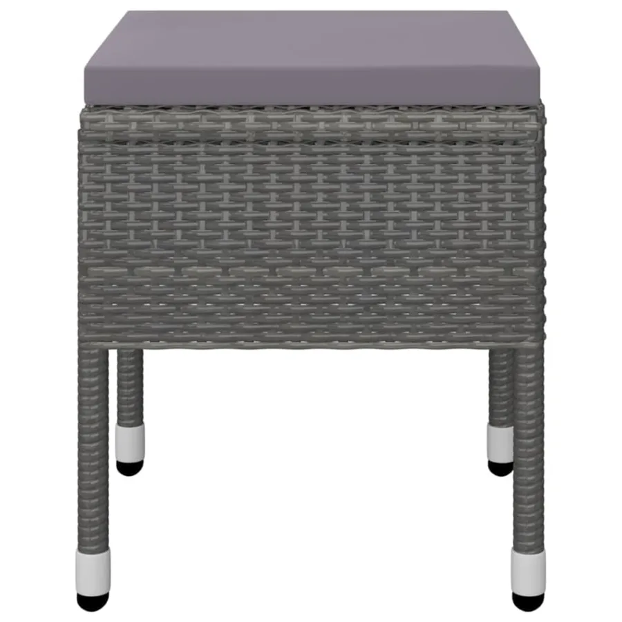 Ensemble à manger de jardin 5 pcs Gris - 10
