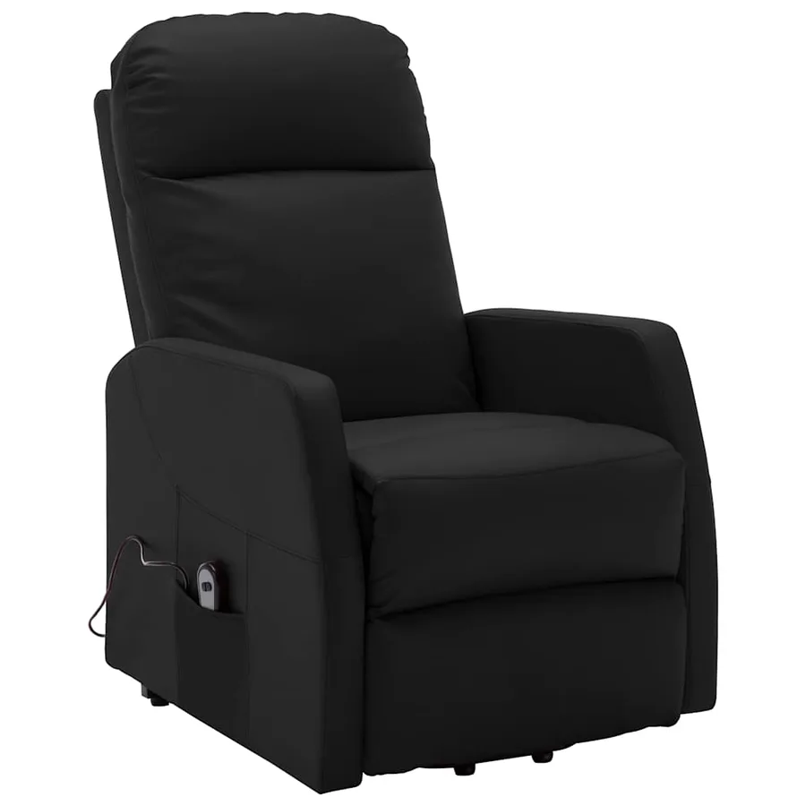 Fauteuil Noir Similicuir - 2