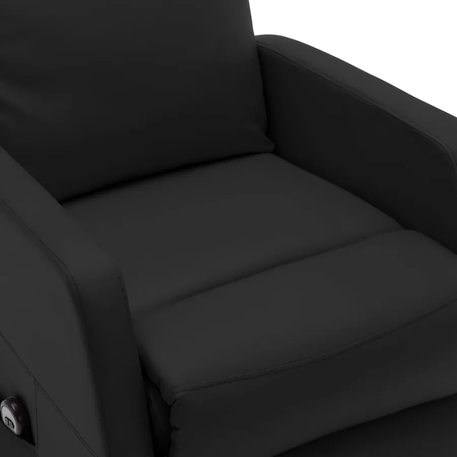 Fauteuil Noir Similicuir - 6