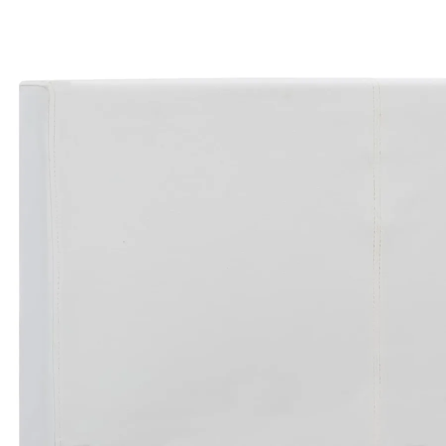 Cadre de lit Blanc Similicuir 180x200 cm - 5