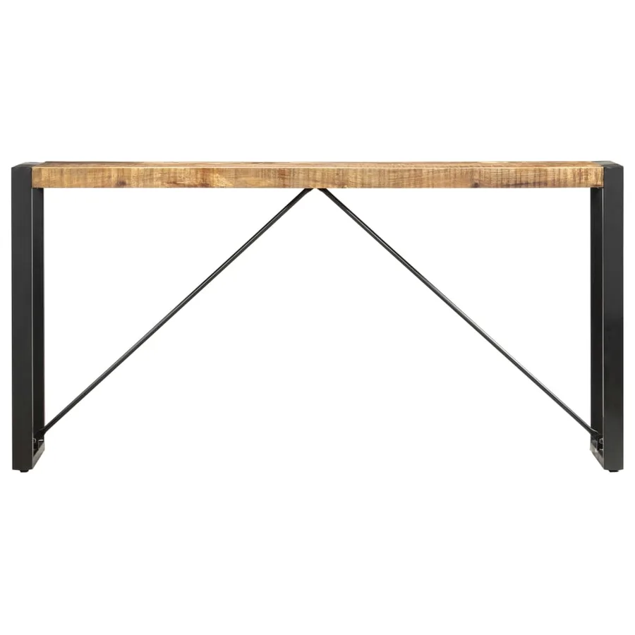 Table console 150x35x76 cm Bois de manguier massif - 2