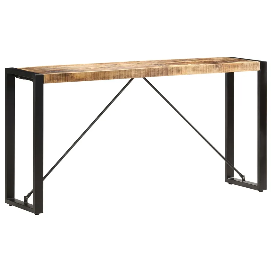 Table console 150x35x76 cm Bois de manguier massif - 8