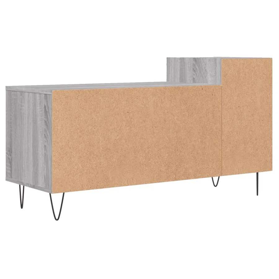 Meuble TV Sonoma gris 100x35x55 cm Bois d'ingénierie - 8