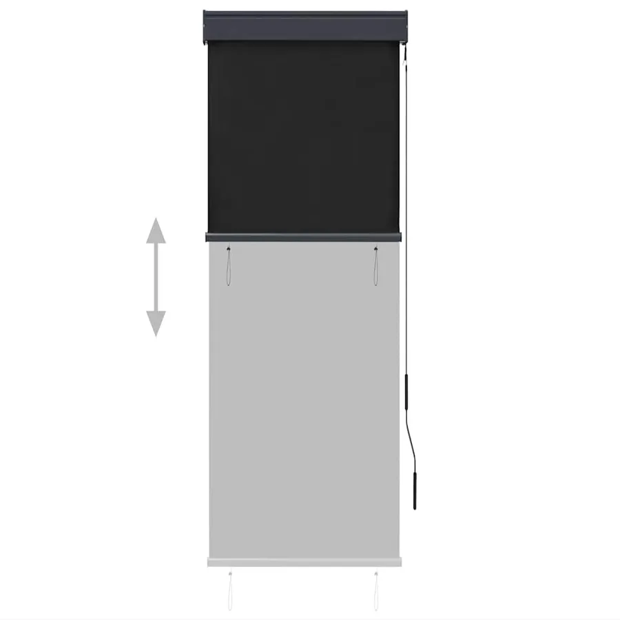 Store roulant d'extérieur 60 x 250 cm Anthracite - 3