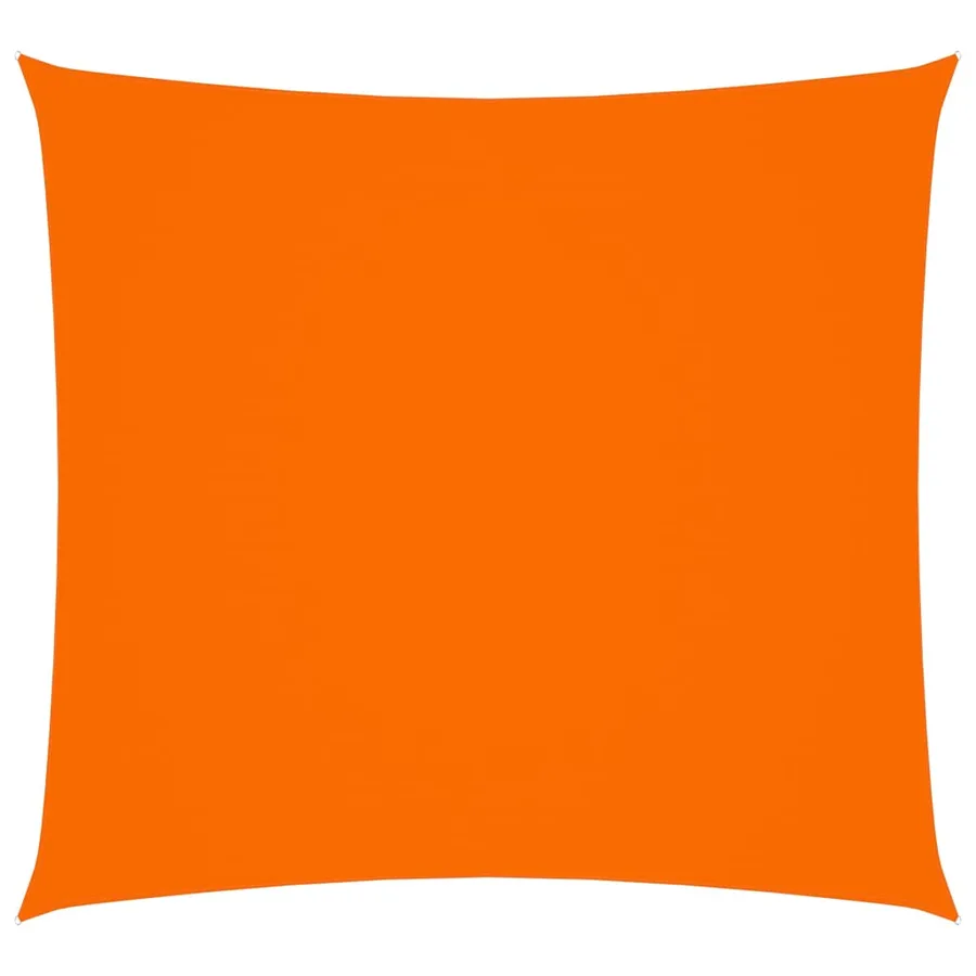 Voile de parasol tissu oxford carré 4x4 m orange - 2