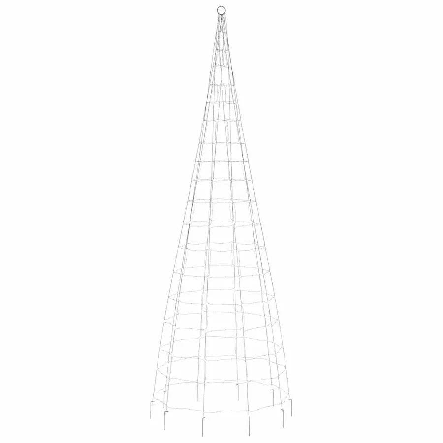 Sapin de Noël à LED 550 LED blanc 300 cm - 5