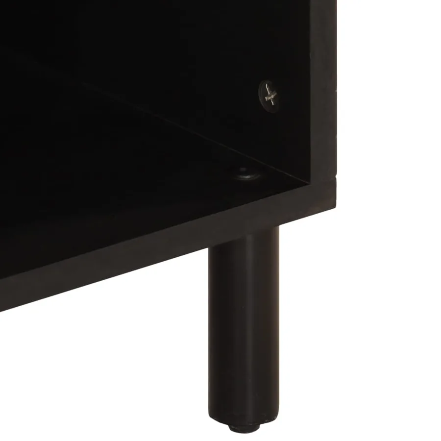 Meuble TV 100x33x46 cm bois d'acacia solide - 10