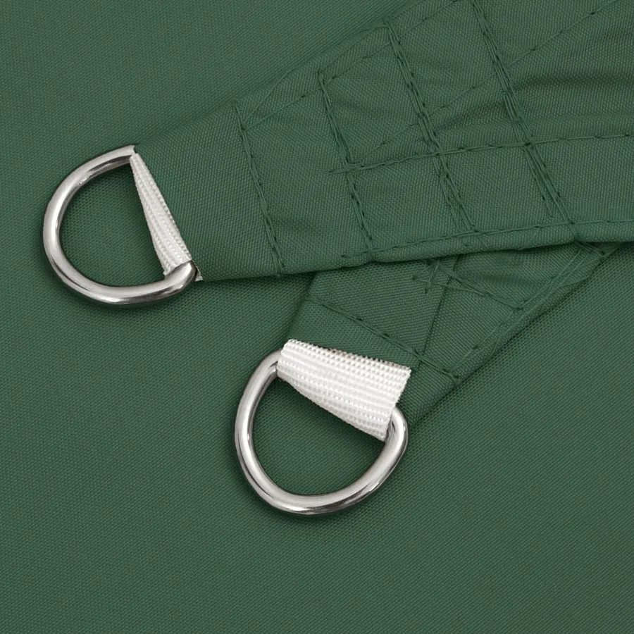 Voile de parasol tissu oxford rectangulaire 2x3,5 m vert foncé - 6